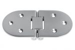 Stainless Steel Microcast Oval Hinge with bores 100x40x4mm for hatches #OS3829002