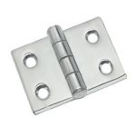 Stainless steel Cast Hinge with protruding pin 38x38mm Thickness 5mm #OS3828300