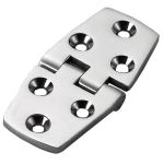 Stainless steel Cast Hinge with flush pin 38x74mm Thickness 5mm #OS3828700