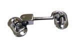 Chromed brass hook doorstopper w/double joint L.80 mm #OS3819280