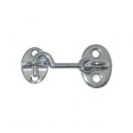 Chromium-plated brass hook doorstopper L.60 mm #N60341500503