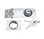 Stainless steel openable hinge lock with key 98x30mm #N60341500524