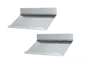 Pair of stainless steel Flaps - 55x23 cm #OS5113403