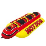 KWIK TEK Airhead Hot Dog Inflatable Towable Tube 3 People 260x110cm OS6495600