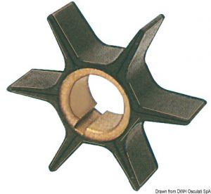 6 Blade impeller - Yamaha/Mariner - 2/4 strokes #N82152014021