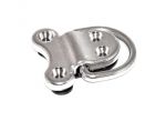 Foldable stainless steel ring Base with 4 holes 45x45mm Breaking load 900kg #OS3986686