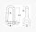 Grillo lungo con chiusura a vite in acciaio inox  Perno 12mm #OS0832312