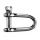 Stainless steel shackle with screw-lock - Pin 6 mm #N61641100454