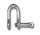 Stainless Steel Long 'D' Shackle with Screw-lock - Pin 8 mm #N61641100463