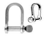Stainless Strip Shackle short Ø6mm L.15xh26mm #OS0876506