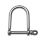Stainless steel large shackle with screw-lock Pin 6mm 24x36mm #N61641102745