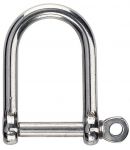 Stainless steel Wide jaw shackle with screw-lock Pin 8 mm #N61641102746