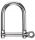 Stainless steel Wide jaw shackle with screw-lock Pin 8 mm #N61641102746