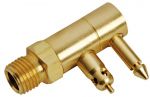 Brass Threaded Male Connector for Tanks Old Models 1/4" - 18 NPT #N80354702060