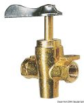 Three way brass fuel valve Thread 1/4" #N80354702086