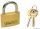 Padlock brass body - S.S.arch - Arch 40 mm #OS3802440