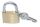 Padlock brass body - S.S.arch - Arch 40 mm #OS3802440