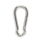 Carabiner hook AISI 316 stainless steel 11x120mm #N60641000406