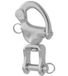 AISI 316 Snap-shackle with swivel for spinnaker 70mm #OS0993901