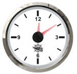 Quartz Clock - Scale 12 hours 12/24V - A.57xB.51xC.45mm White Dial #OS2732227