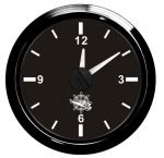 Osculati 12/24V Quartz Clock Scale 12 hours Black Dial Black Bezel #N100069722522