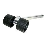 Tilting side roller with square pipe 30 mm #OS0203116