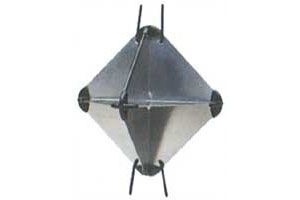 Folding radar reflector 34x34x47 cm #OS3271169