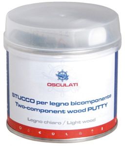 Stucco per legno bicomponente 150ml Tinta Legno Chiaro #OS6552012