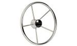 Stainless steel 5 spoke Helm  - D.380mm #OS4516537