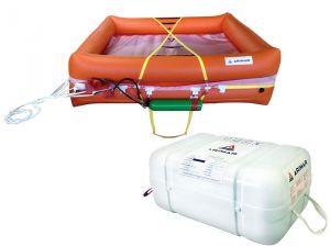 Arimar Coastal Light 8 man Life Raft within 12 miles Rigid container #AR111208