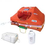 Arimar Oceanus 12-man life raft in rigid container with Grab Bag over 12 miles AR101012ITG