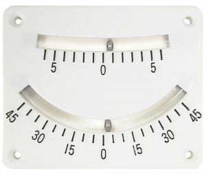 Inclinometro Marine 2001 a doppia bolla 45gr 100x82mm #N120284104027
