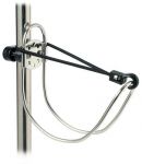 Staffa porta anulare in acciaio inox per parete e tubo da Ø22<>25mm #N92355104175