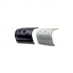 Terminale di finitura per profilo PVC e supporto in alluminio H37mm Bianco #MT3833937