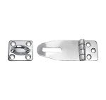 Chiusura a ribalta lucchetto in acciaio inox con golfare 72x34mm #N60341500676