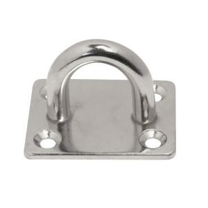 Golfare Inox 40x35mm Ponticello su piastra con 4 fori Ø4mm N61542100110