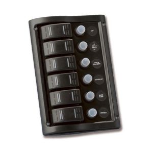 Switch panel - 130x190mm - 6 gangs #MT2102716