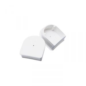White PVC End Caps 4pcs for Profile Dock Edge DD Type 12,2m #MT3800825