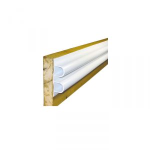 White PVC Profile Dock Edge DD Type 12.2m for docks and piers #MT3800821