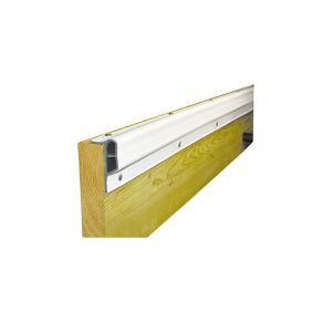 White PVC Dock Edge Protection Profile 300x7.3x1.9cm for docks and piers #MT3800806