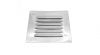 Polished stainless steel air vent 127xH115mm #MT1700002