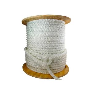 Square Line Mooring Rope 50mt Spool White Ø12mm #AM00219180