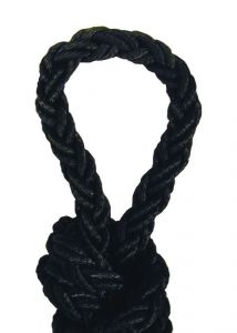 Square Line Mooring Rope 50mt Spool Black Ø12mm #AM00219181