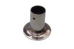 Light stainless steel round base at 90° - Tube D.25 mm #N60840500153