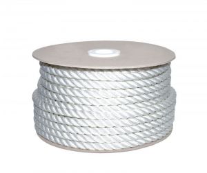 Sea King twisted mooring rope 100mt Ø26mm White #AM00219574