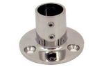Stainless steel round base at 90° - Tube D.22 mm #N60840528028