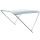 Aluminium 2 Arch Bimini H.110cm W.130cm L.180cm White #MT3266053