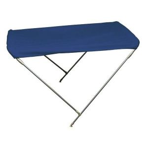 Aluminium 2 Arch Bimini H.110cm W.130cm L.180cm Navy Blue #MT3266063