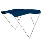 Aluminium 3 Arch Bimini H.110cm W.150cm L.180cm Navy Blue #MT3265065