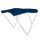 Aluminium 3 Arch Bimini H.110cm W.150cm L.180cm Navy Blue #MT3265065